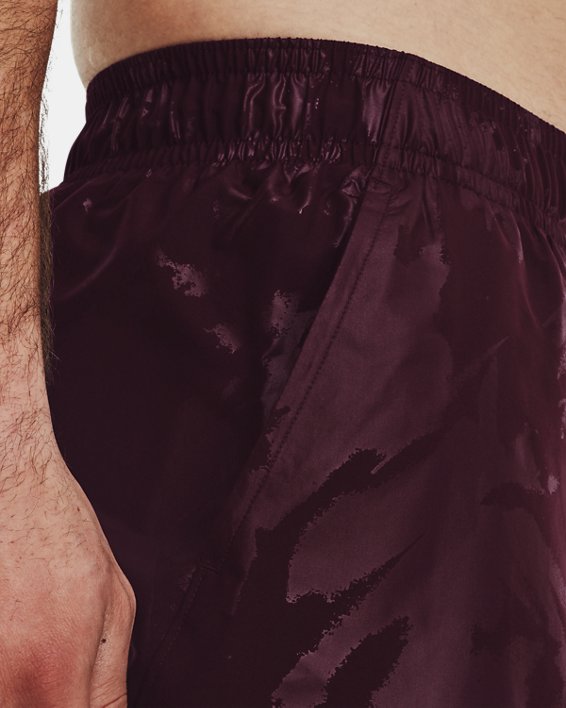 Men's UA Tech™ Woven Emboss Shorts, Maroon, pdpMainDesktop image number 3